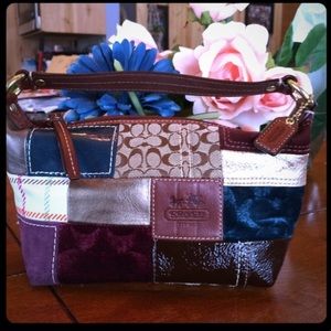 COACH Limited Edition LEATHER Patchwork Bag. WOW!!